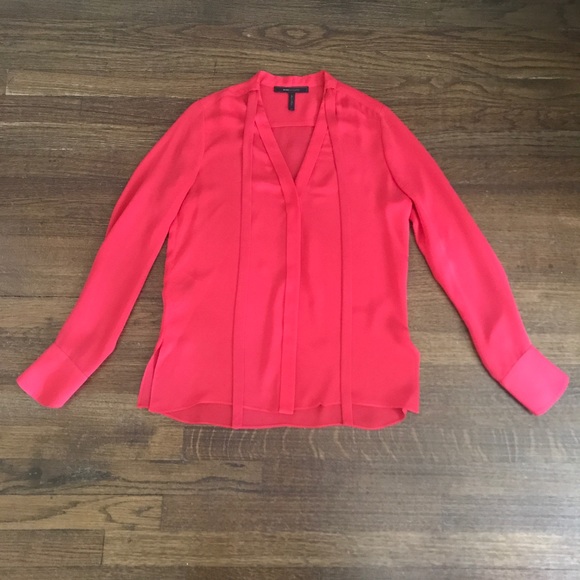 BCBGMaxAzria Tops - BCBGMAXAZRIA long sleeve blouse